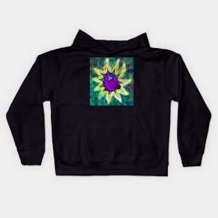 Abstract Sun Eye Alien Kids Hoodie